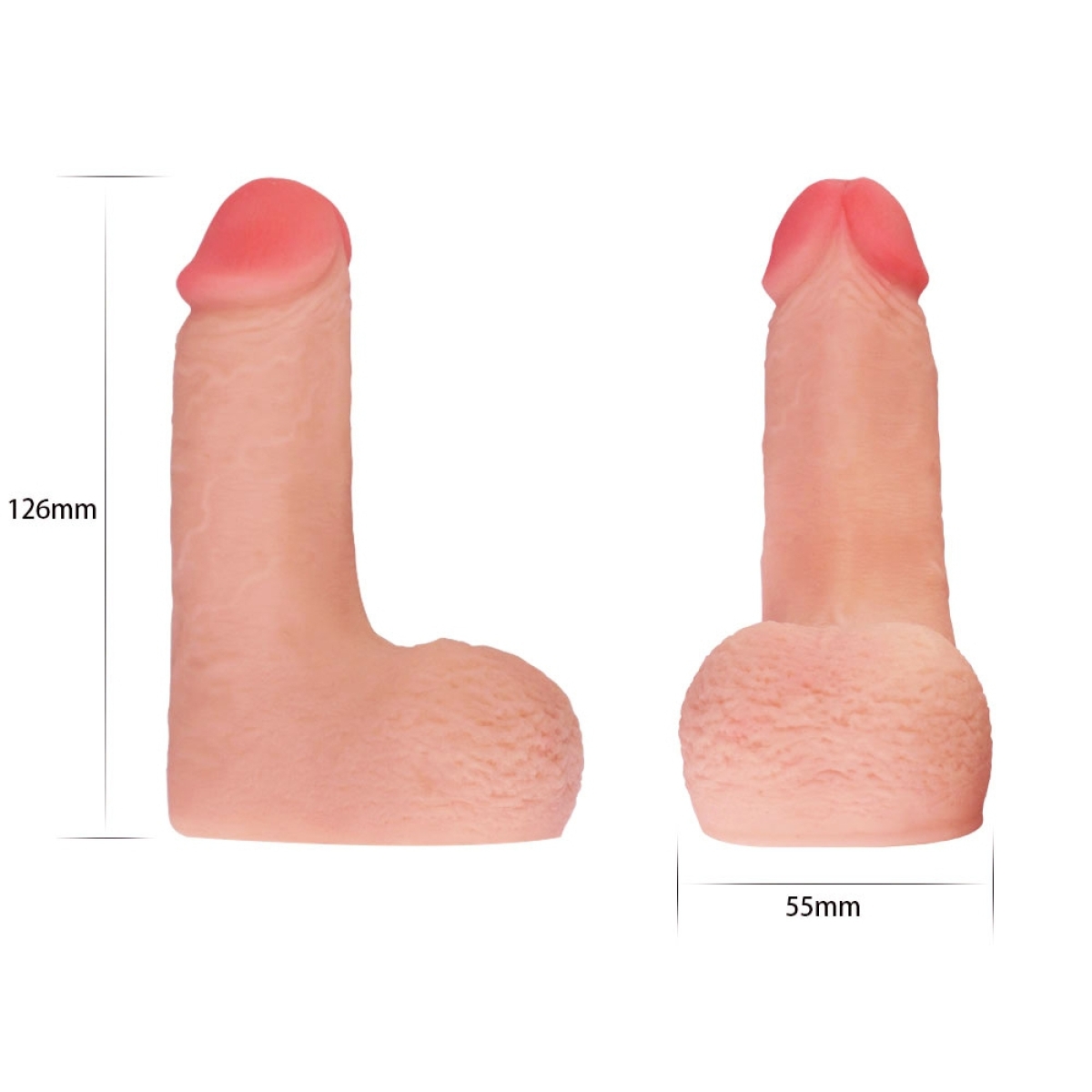 limpy cock faux penis 10 x 3cm 2