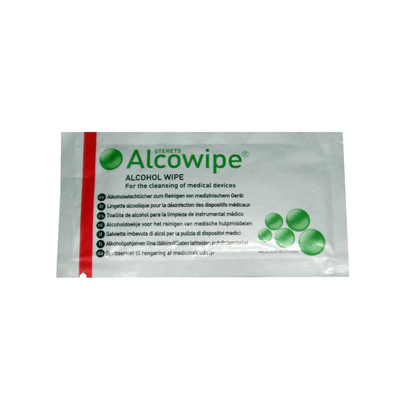 lingettes nettoyantes alcoolisees electrastim x10