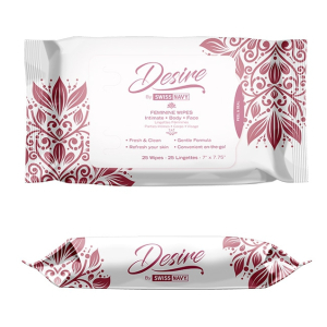 lingettes nettoyantes pour corps desire x25
