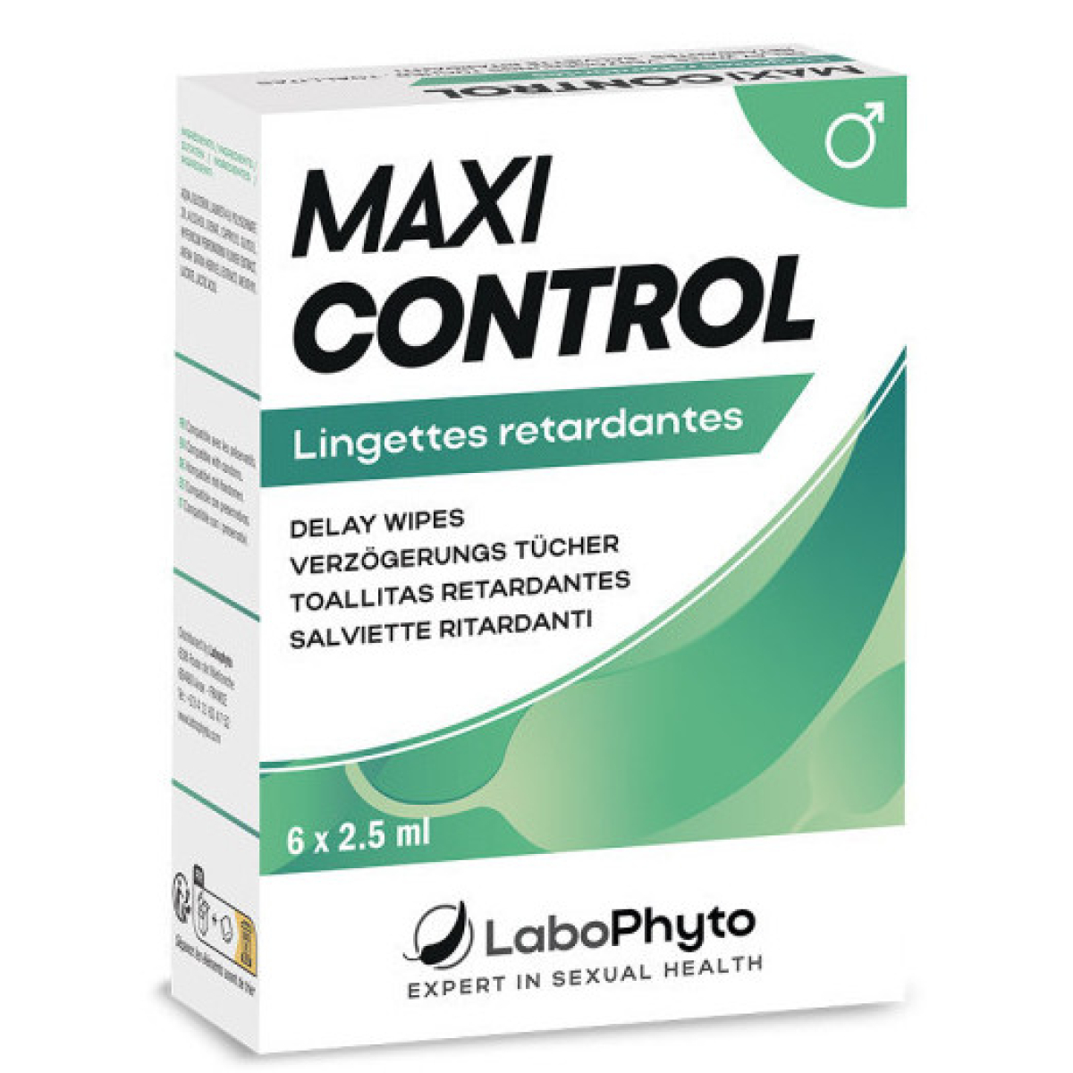 lingettes retardantes maxi control x6