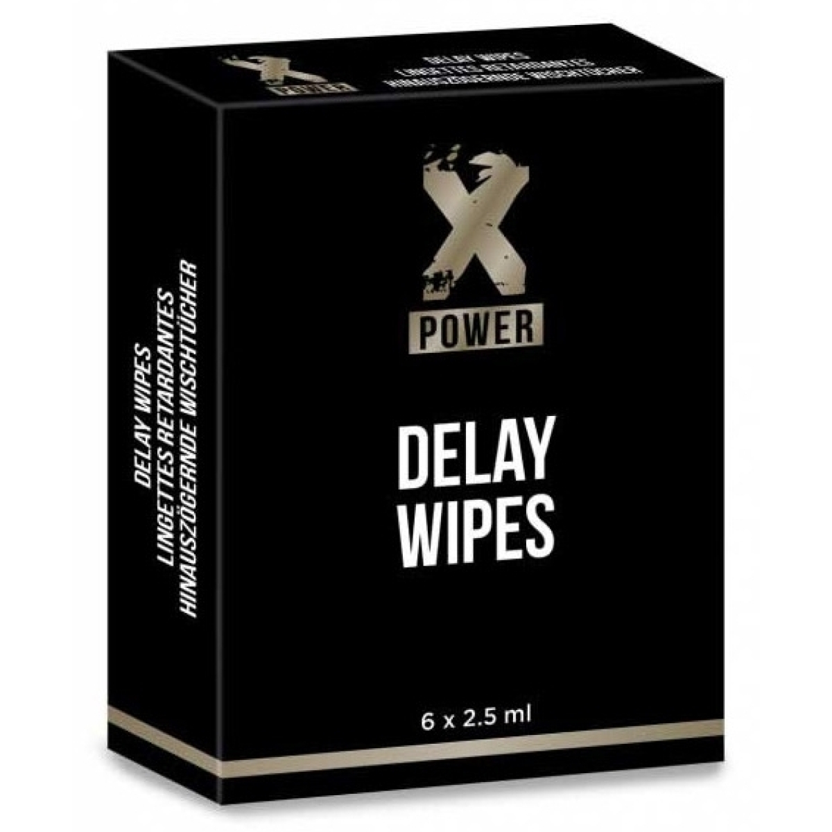 lingetttes retardantes delay wipes xpower x6