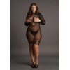 long sleeve fishnet dress 6