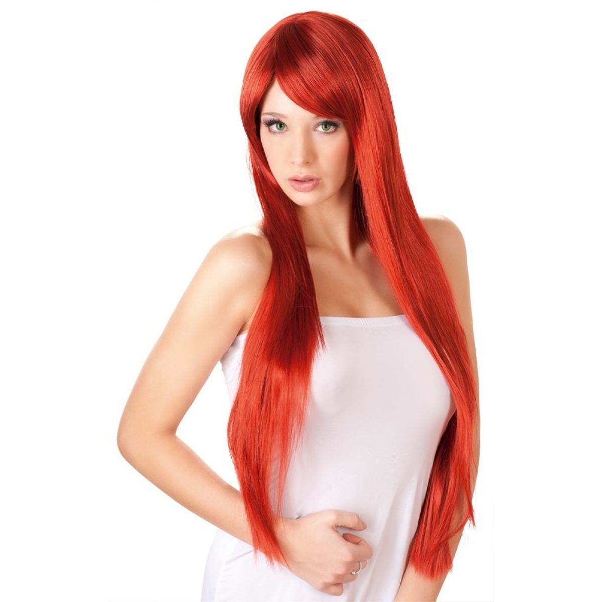 long straight red wig 7