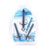 lot 3 pipettes lubrifiant noires insertion 9 x 12cm 1