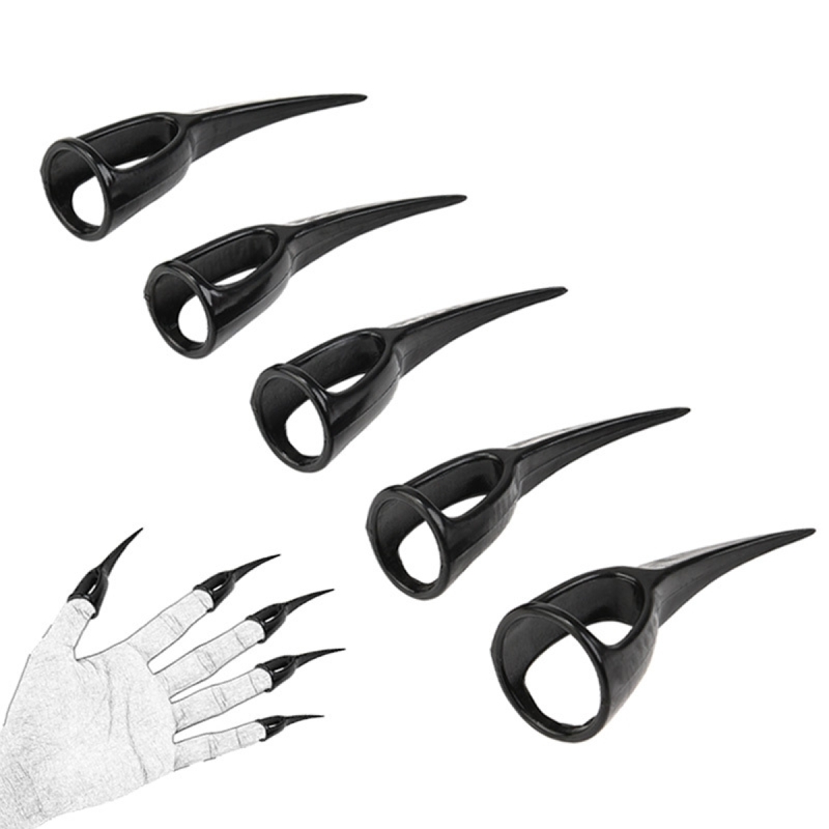 lot de 10 griffes 6cm