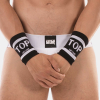 lot de 2 bandeaux de poignets top noirs