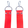 lot de 2 supports pieds pour sling en cuir rouge 1