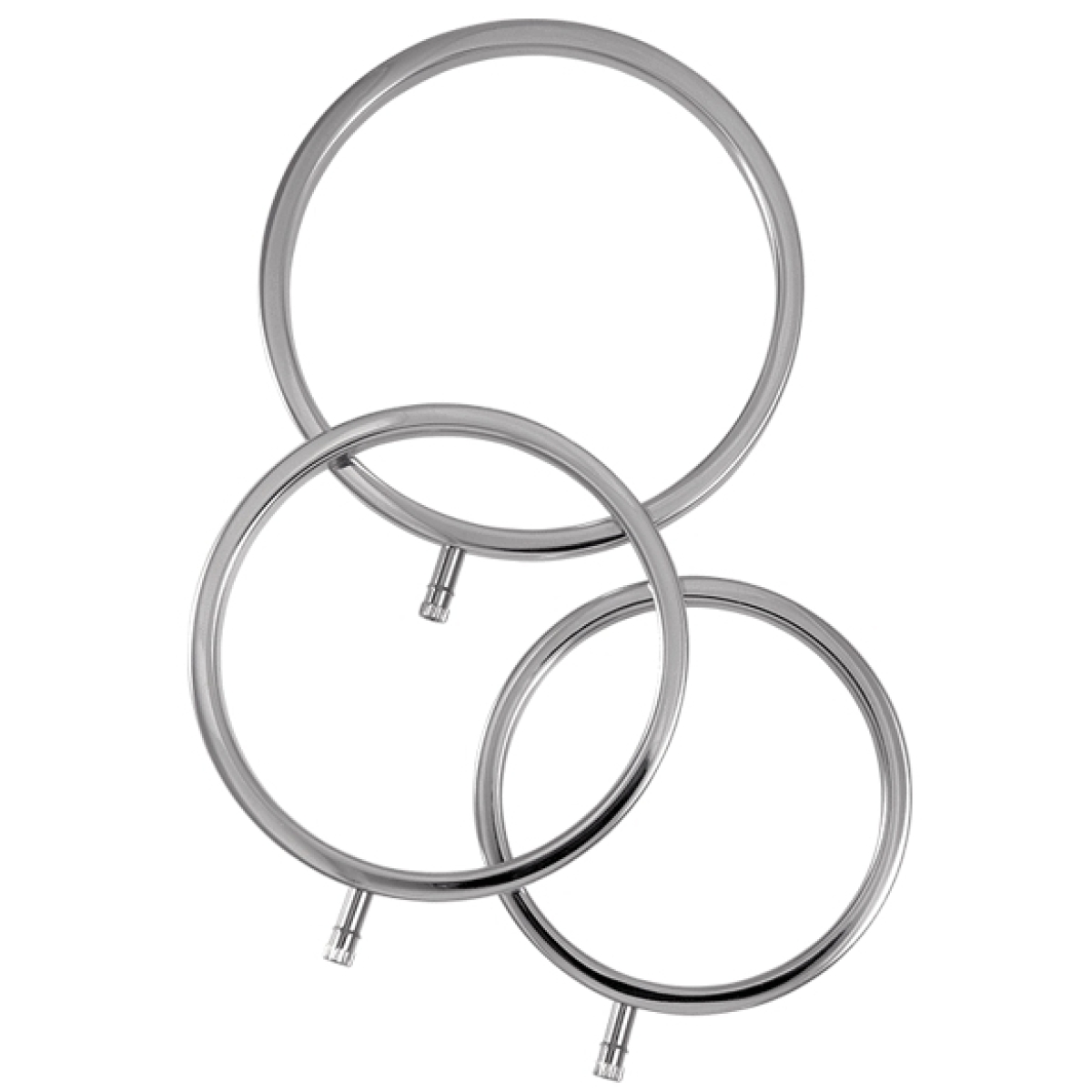 lot de 3 cockring electro scrotal rings electrastim
