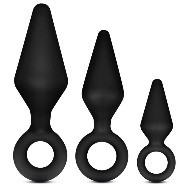 lot de 3 plugs anal adventures loop plug