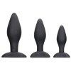 lot de 3 plugs apex butt silicone scaled