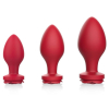 lot de 3 plugs bijou rosa roses