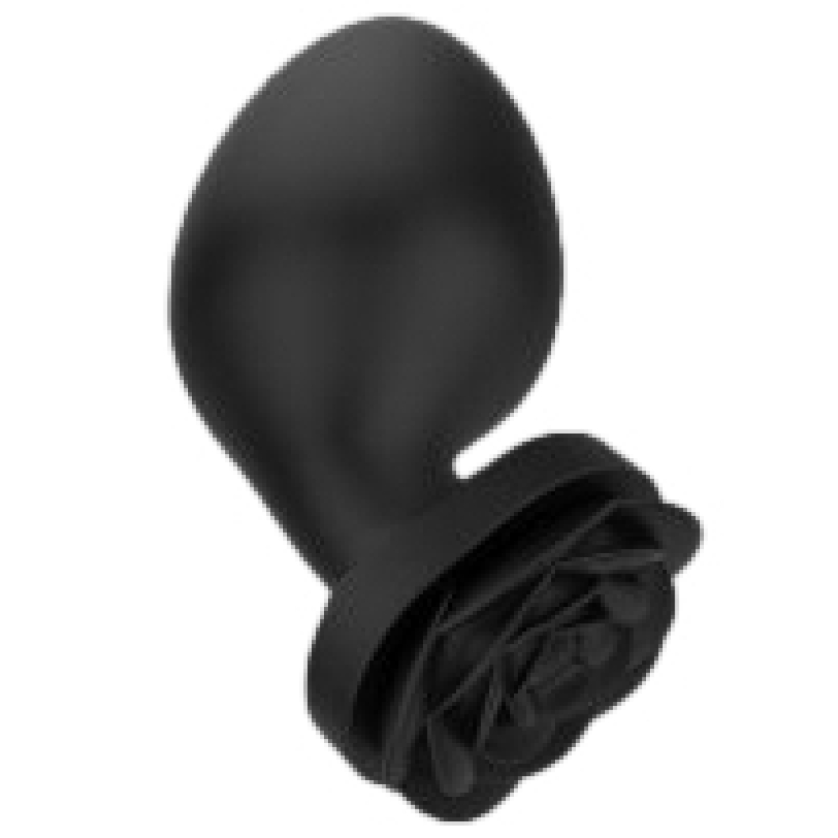 lot de 3 plugs bijou silicone rosa noirs 1