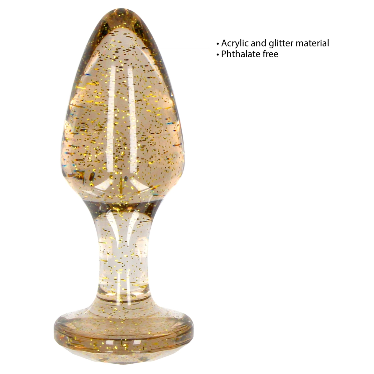 lot de 3 plugs glitter or 2 scaled