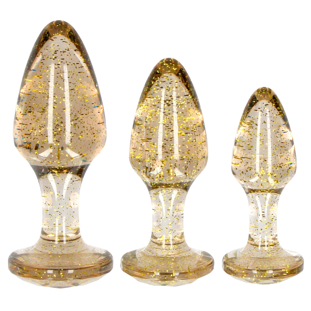 lot de 3 plugs glitter or scaled
