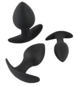 lot de 3 plugs lestes trainer weight noirs 2