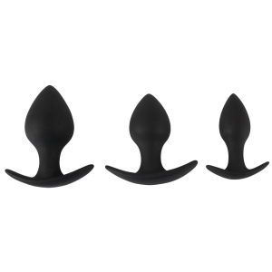 lot de 3 plugs lestes trainer weight noirs