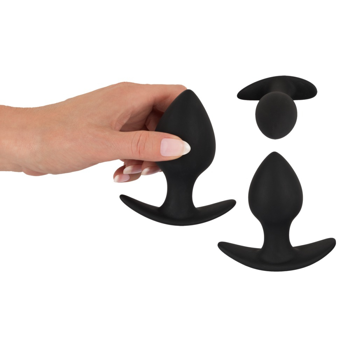 lot de 3 plugs lestes trainer weight noirs 4