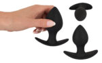 lot de 3 plugs lestes trainer weight noirs 4