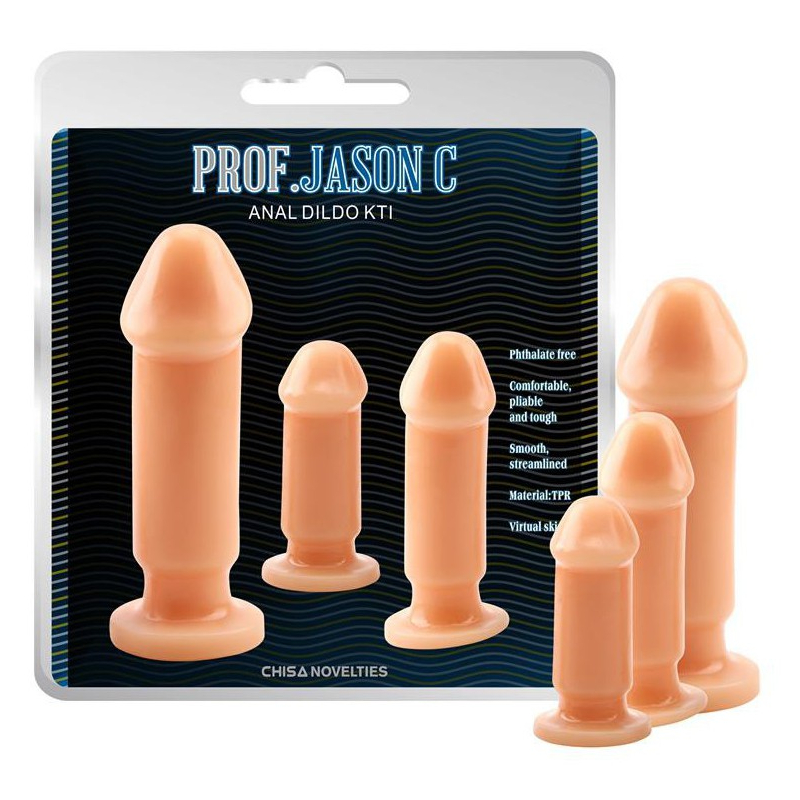 lot de 3 plugs penis