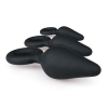 lot de 3 plugs pointy 10 x 45 cm noir 2