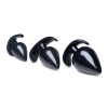 lot de 3 plugs spades noir 3 scaled