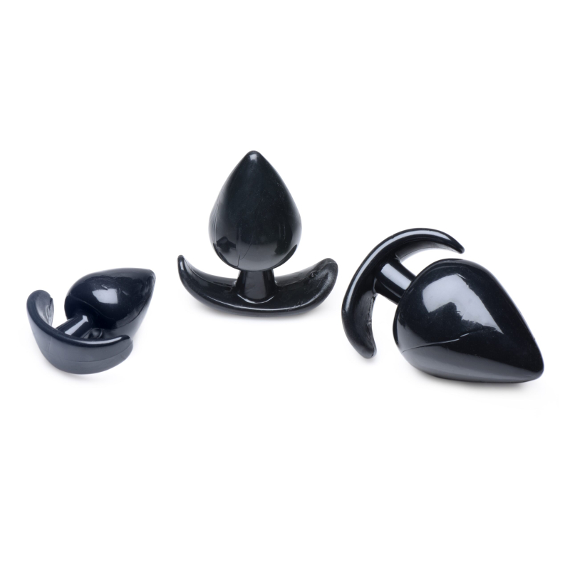 lot de 3 plugs spades noir 5 scaled