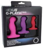 lot de 3 plugs vibrants g play nexus 1