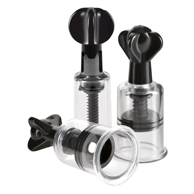 lot de 3 suce tetons fetish suckers diametre 25mm