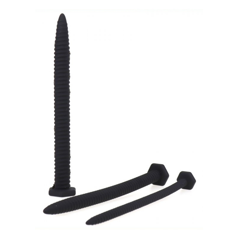 lot de 3 tiges a uretre silicone 145cm diametres 6 a 13mm 1