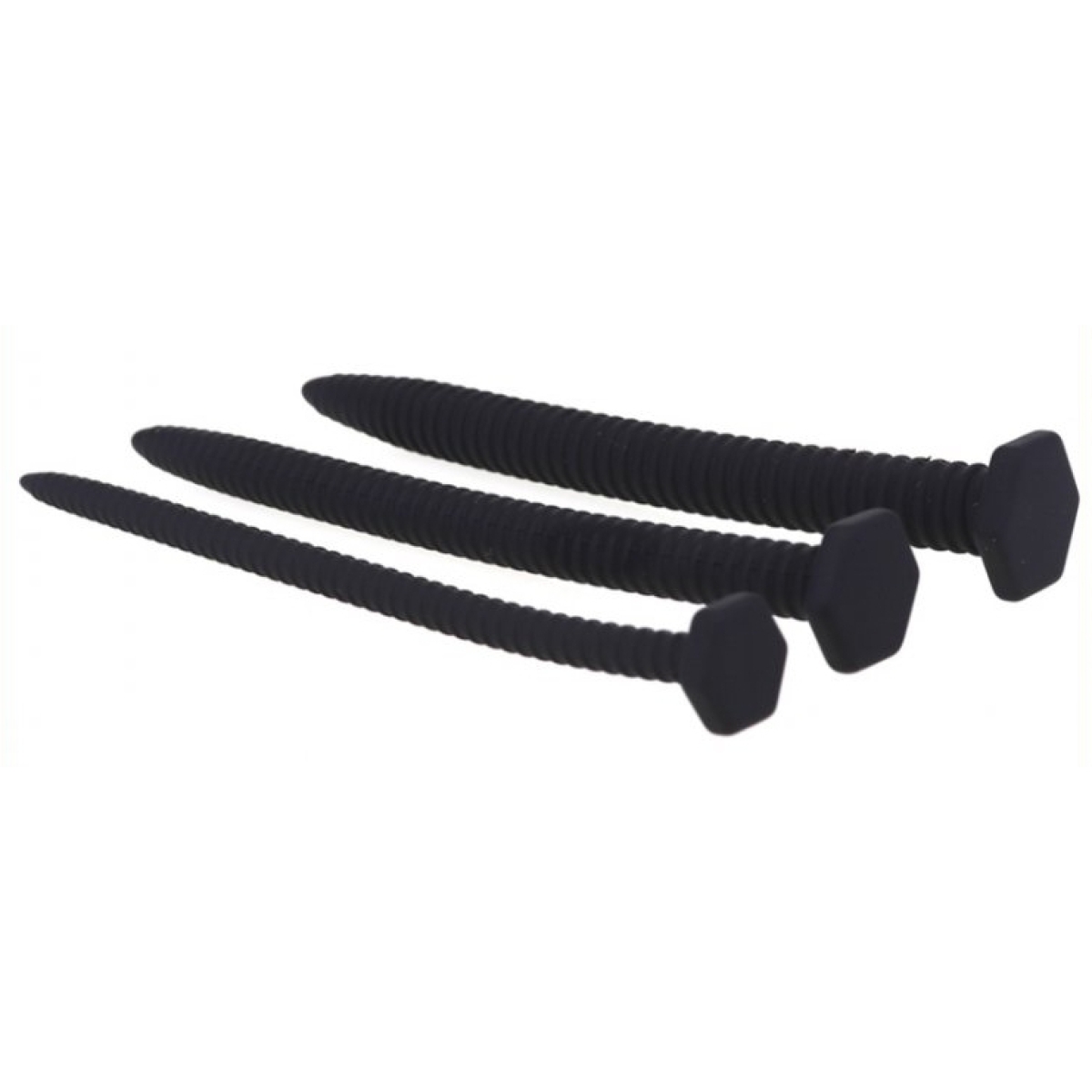 lot de 3 tiges a uretre silicone 145cm diametres 6 a 13mm 2