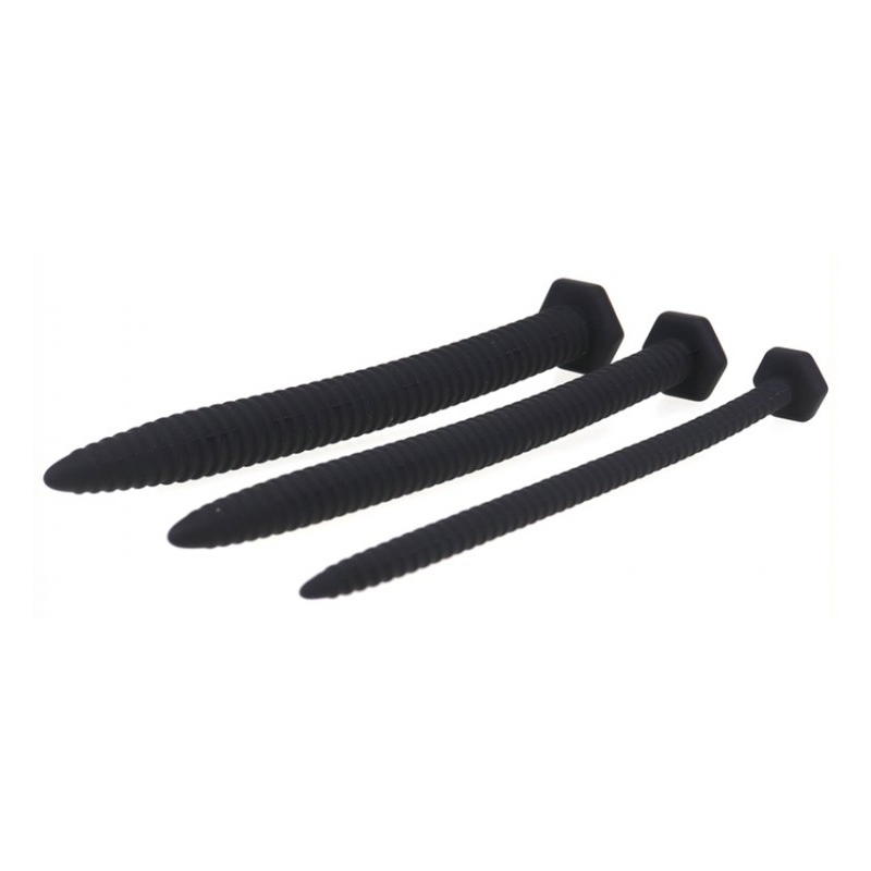 lot de 3 tiges a uretre silicone 145cm diametres 6 a 13mm 3