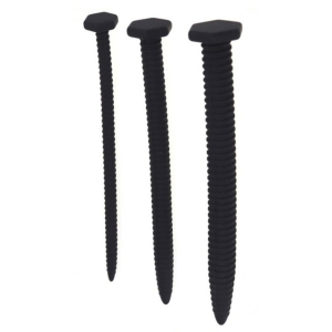 lot de 3 tiges a uretre silicone 145cm diametres 6 a 13mm