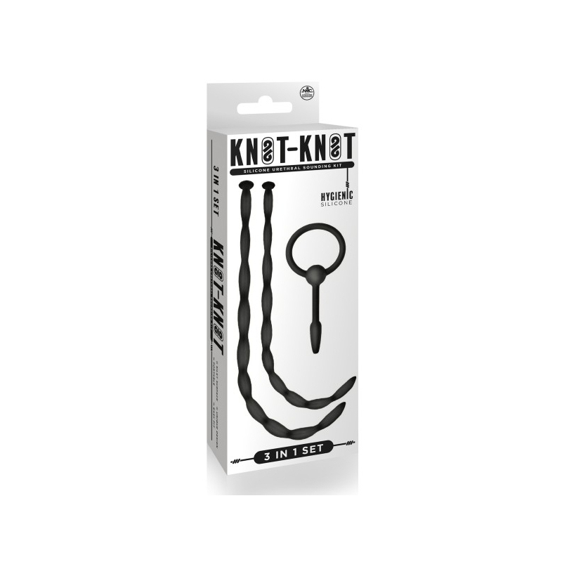 lot de 3 tiges et plug d uretre knot long 27 cm diametre 7 a 10mm 1