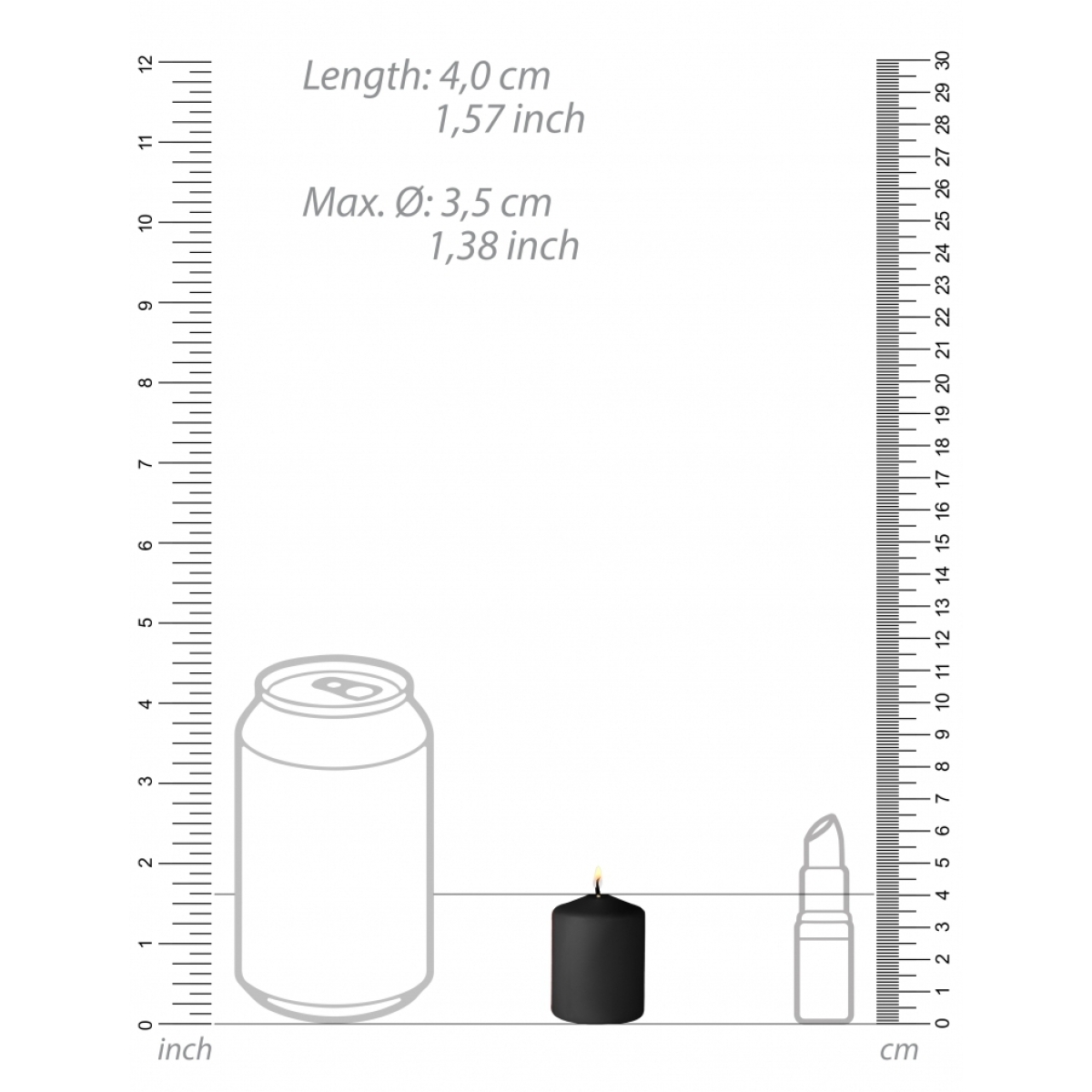 lot de 4 bougies tease candle figue noire 24g 3