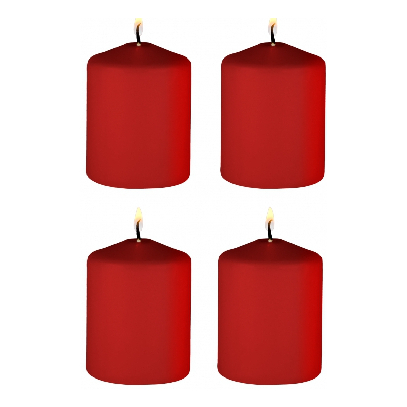 lot de 4 bougies tease candle orange sanguine 24g