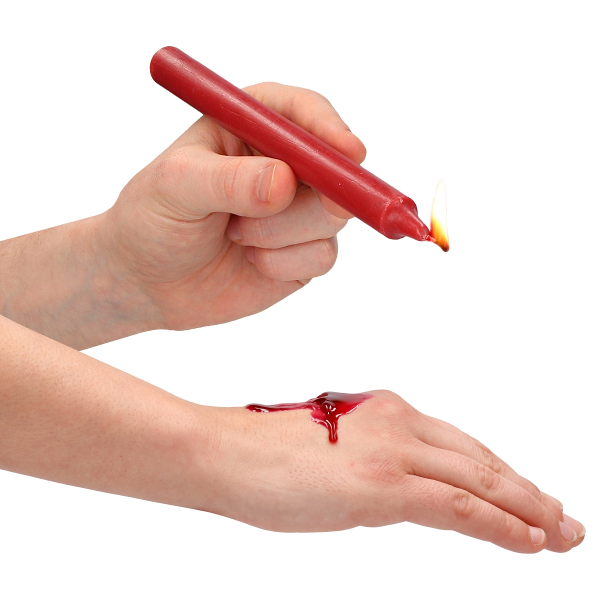 lot de 4 bougies teasing wax rouge 2 scaled