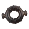 lot de 4 cockrings rudder noirs 14