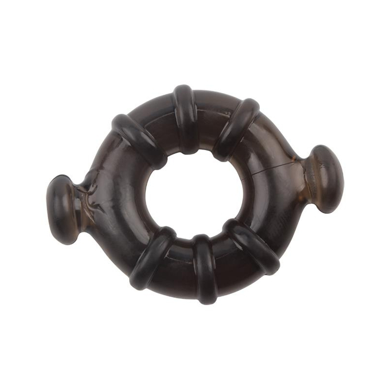 lot de 4 cockrings rudder noirs 14