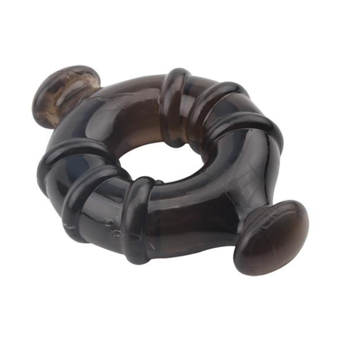 lot de 4 cockrings rudder noirs 8