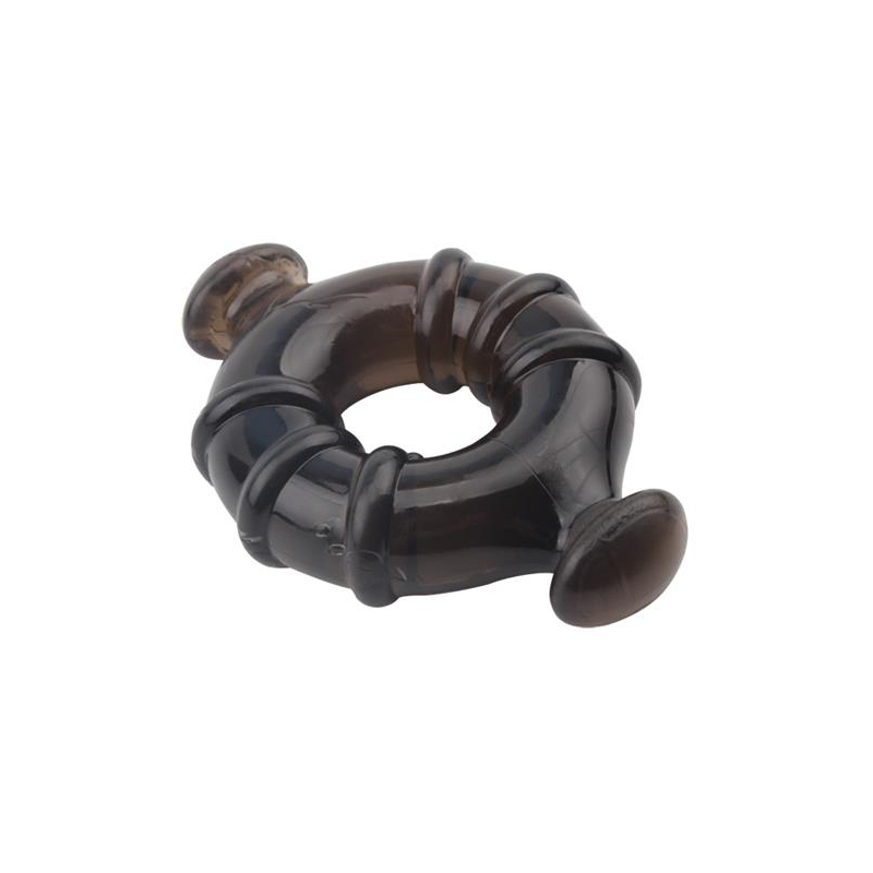 lot de 4 cockrings rudder noirs 8