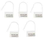 lot de 5 cadenas lock numerotes blanc