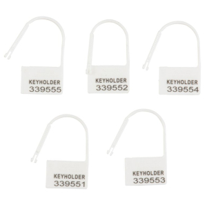 lot de 5 cadenas lock numerotes blanc