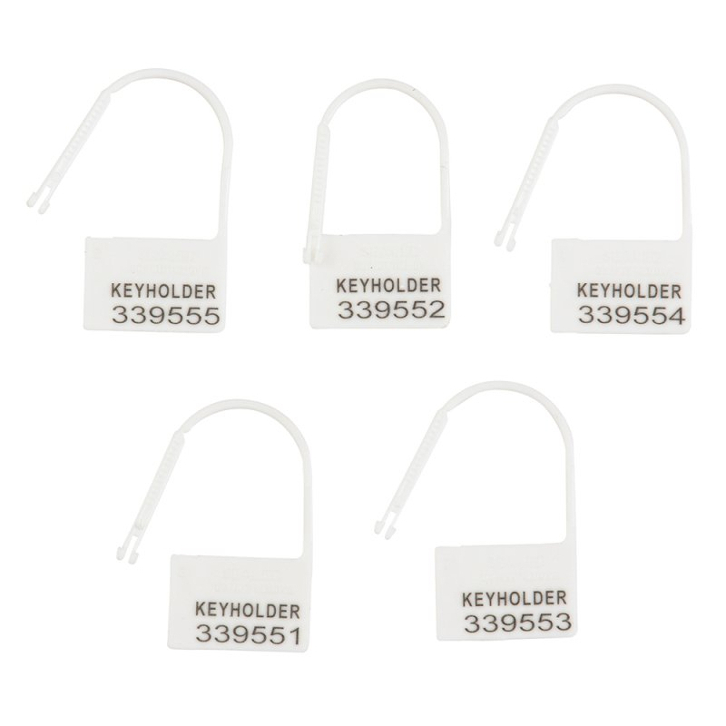 lot de 5 cadenas lock numerotes blanc