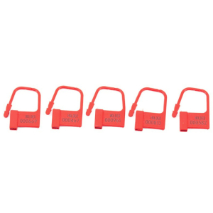 lot de 5 cadenas lock numerotes rouge