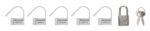 lot de 5 locks numerotes