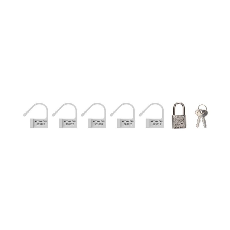 lot de 5 locks numerotes