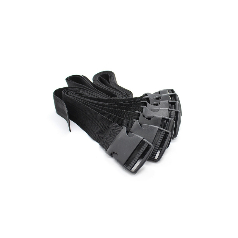lot de 7 sangles attaches camisole claps noires 1