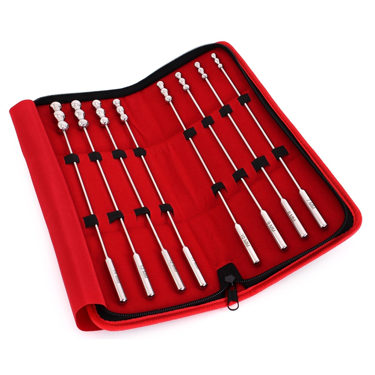 lot de 8 tiges d uretre dilator beads 28cm diametre de 7 a 14mm 1