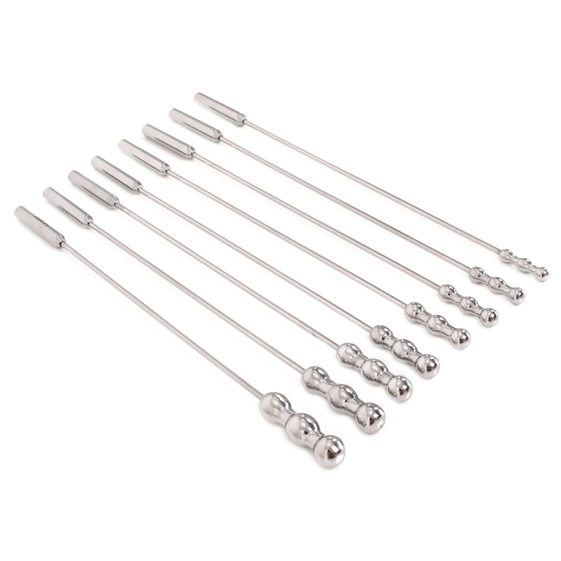 lot de 8 tiges d uretre dilator beads 28cm diametre de 7 a 14mm 4