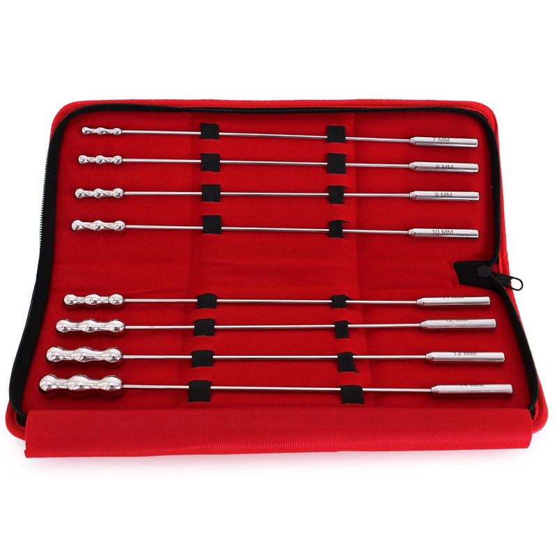 lot de 8 tiges d uretre dilator beads 28cm diametre de 7 a 14mm 5